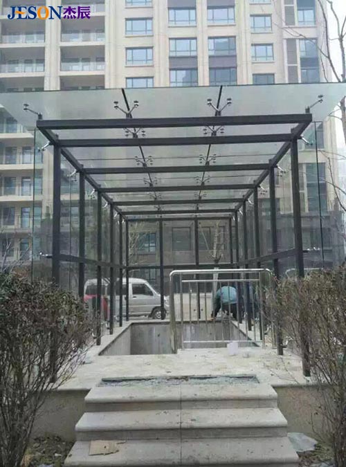 山（shān）東淄博雨（yǔ）棚爪工程案例