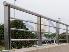 不鏽鋼穿管橋梁欄杆 JH-Q15