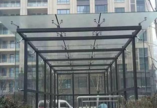 山東（dōng）淄博雨棚工程案例：東嶽國際三（sān）期