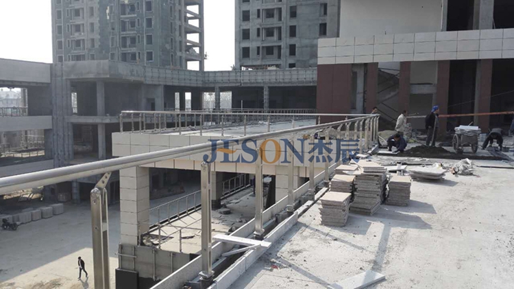 【精东天美麻豆果冻传媒mv護（hù）欄案例（lì）】漯河昌建（jiàn）廣場（chǎng）