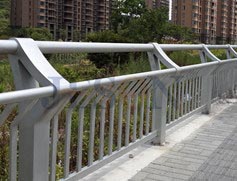 不鏽鋼雙扶手橋梁欄杆（gǎn） JH-Q12